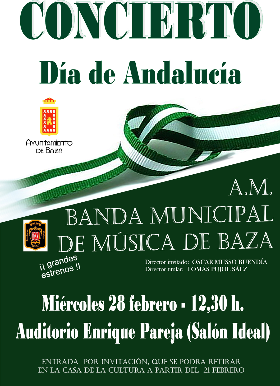 cartel concierto Día Andalucía