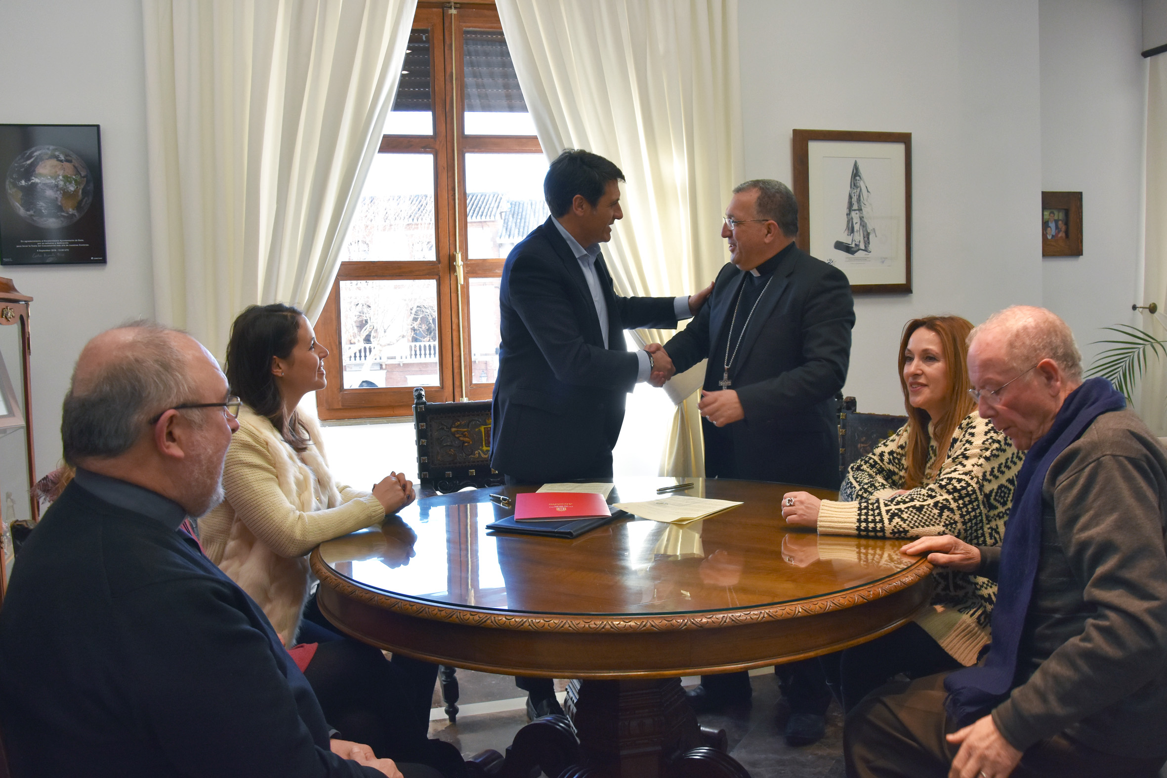Firma convenio Obistado
