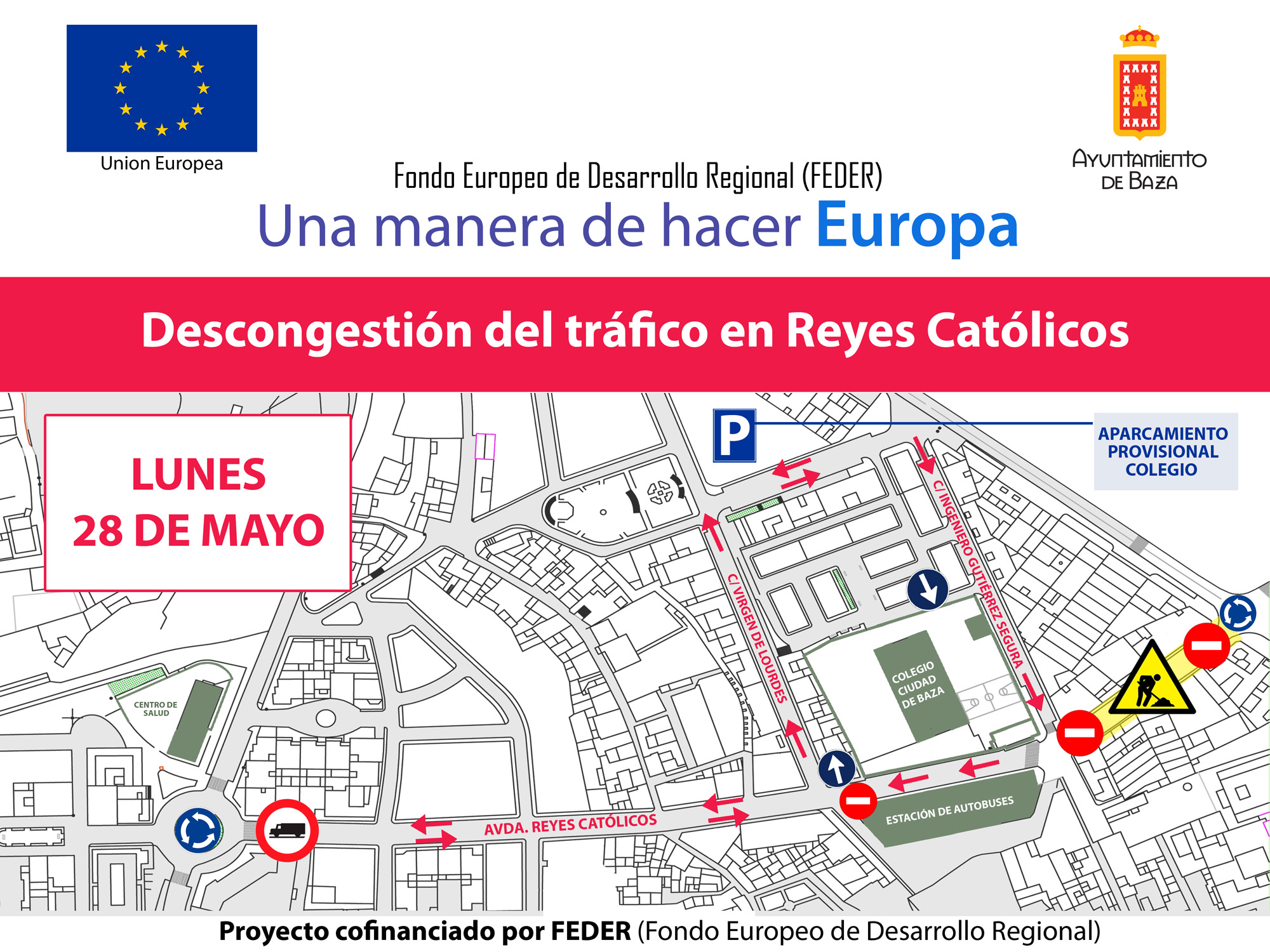 Mapa de las modificaciones del tráfico