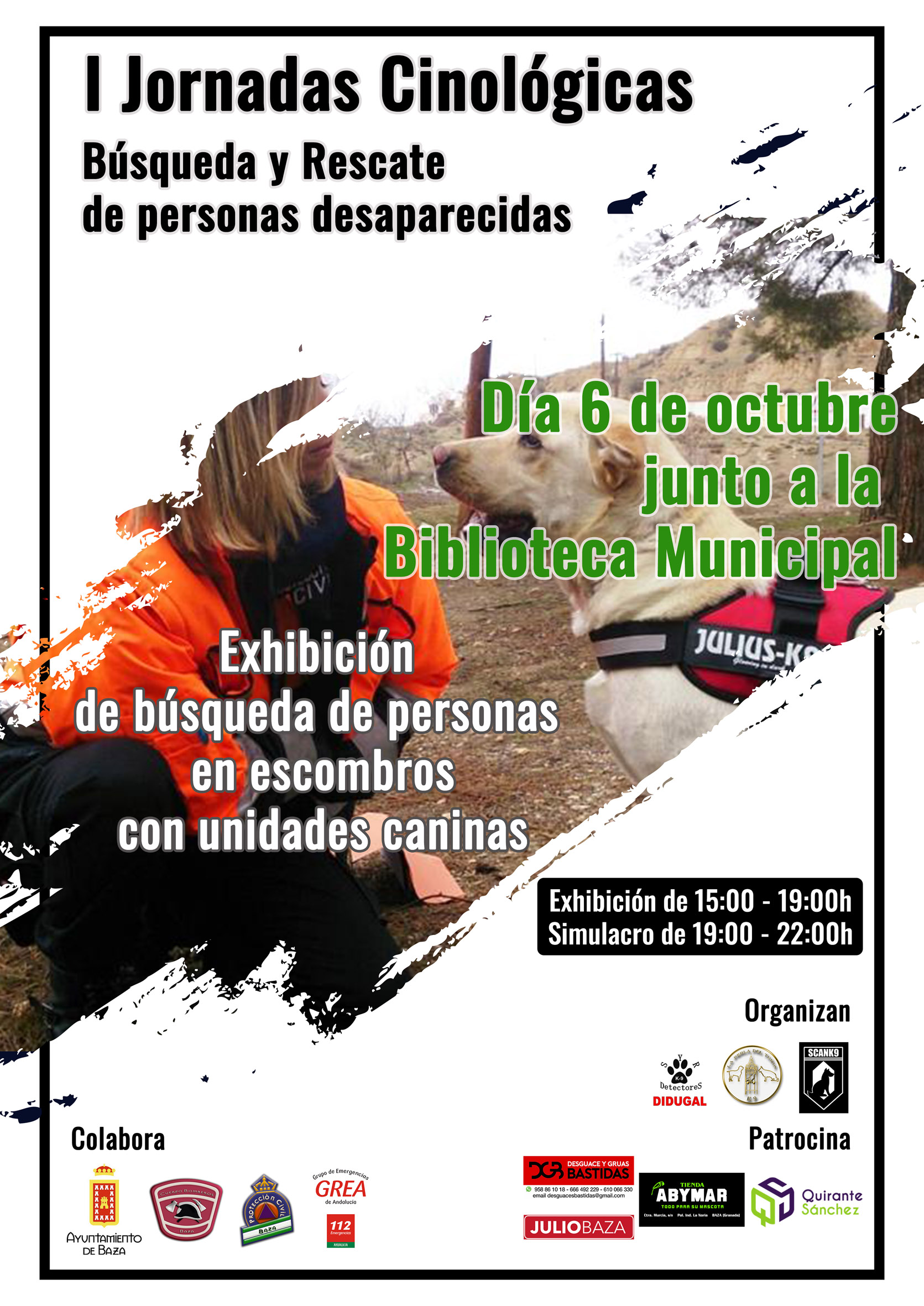 Cartel jornadas cinológicas