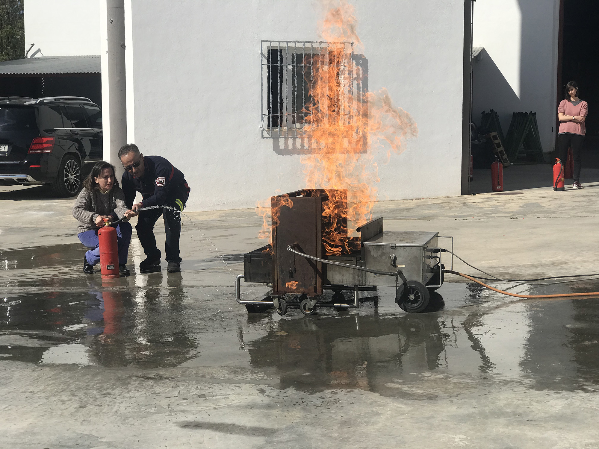 Formación en prevención y uso de extintores