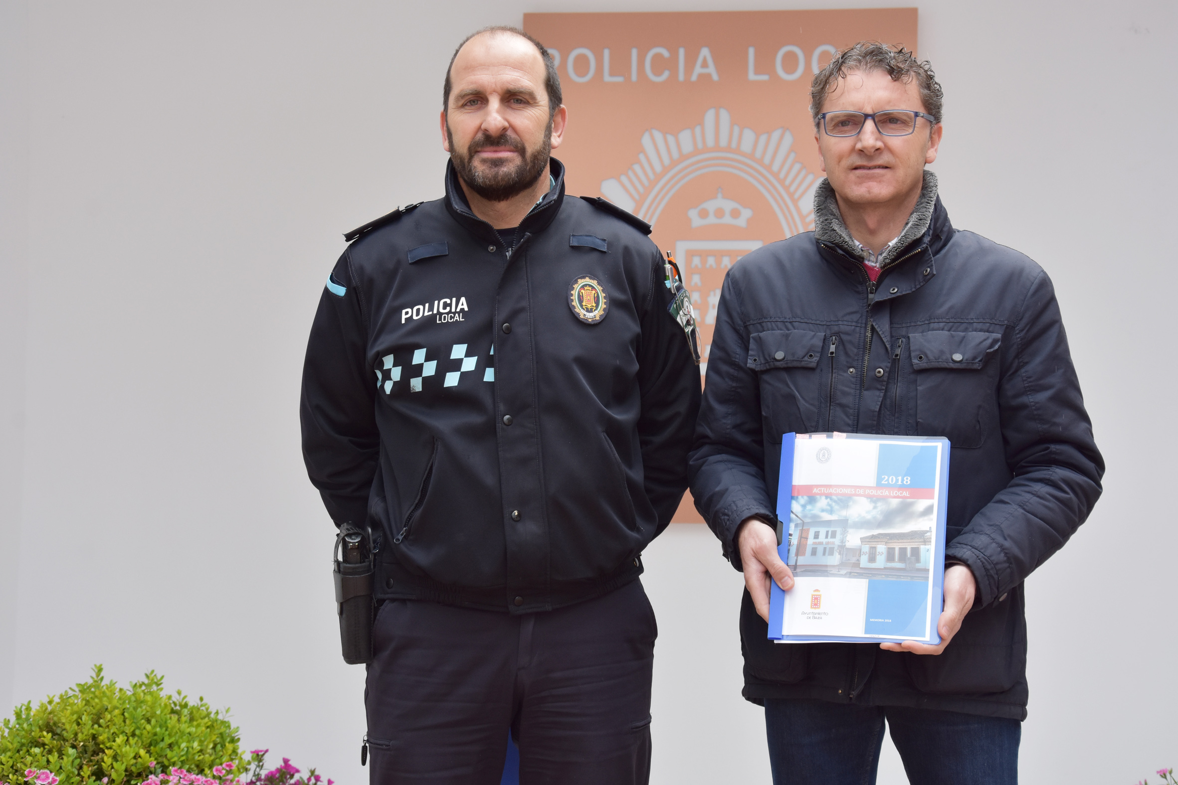 El concejal de Seguridad y el sub inspector de Policía Local