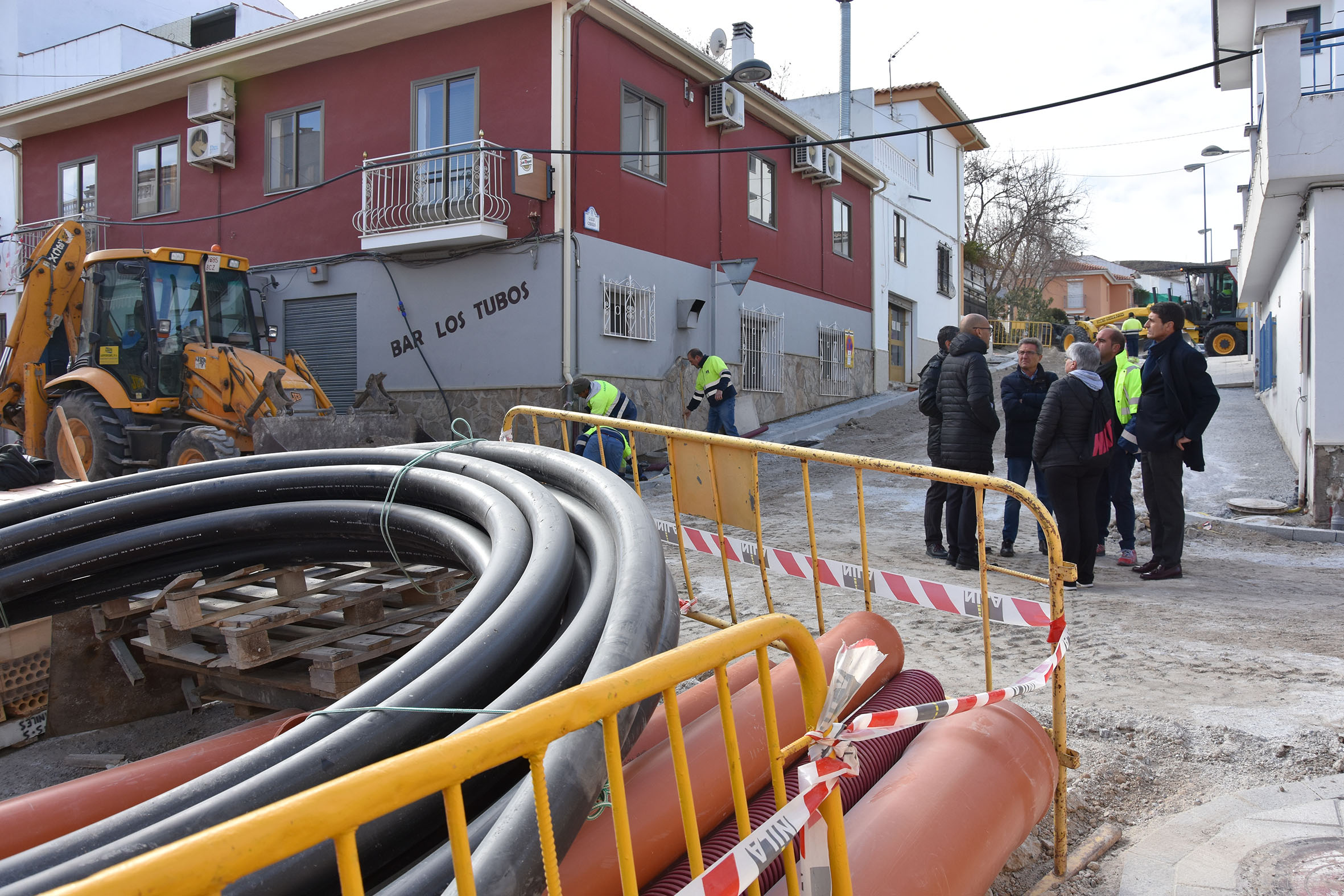 Obras en el barrio de La Huerta del Pino